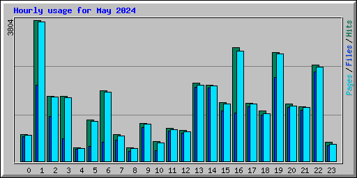 Hourly usage for May 2024